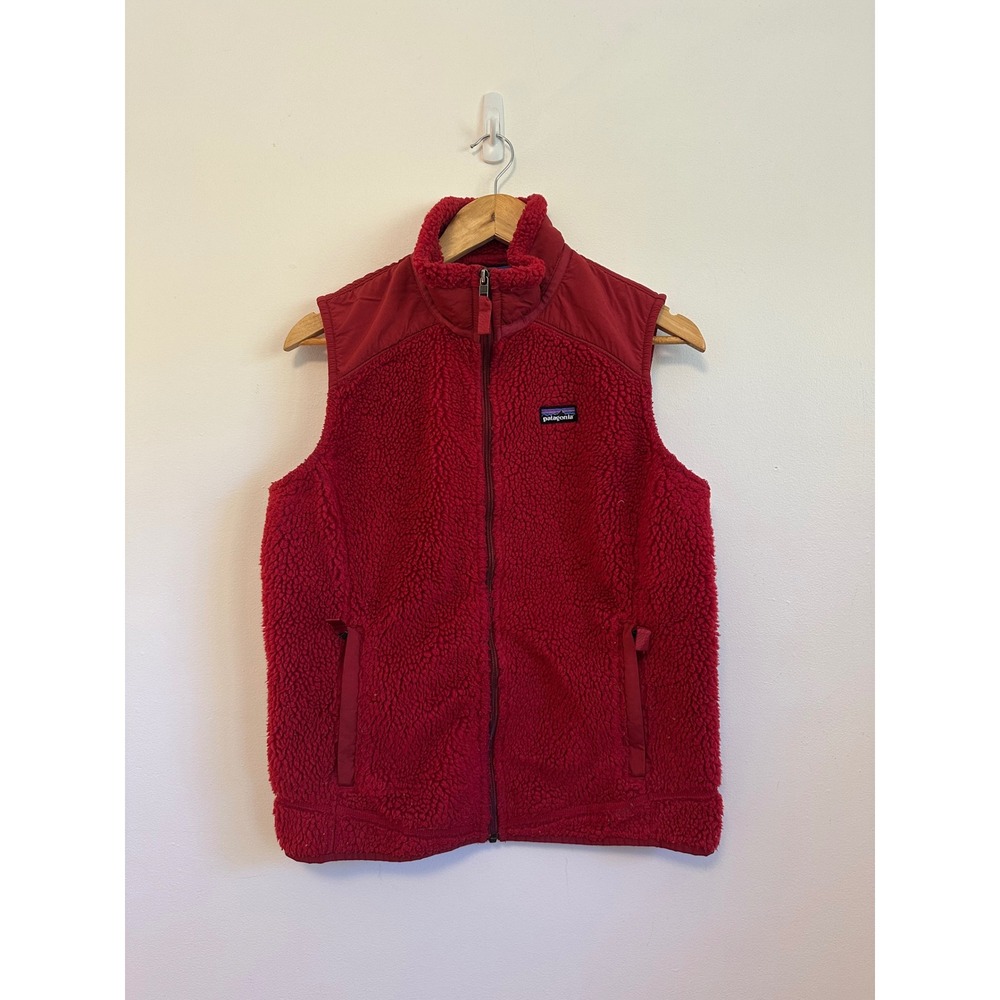 Patagonia Los Gatos Fleece Vest in Red | Size Large